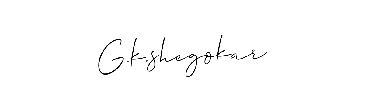 This is the best signature style for the G.k.shegokar name. Also you like these signature font (Allison_Script). Mix name signature. G.k.shegokar signature style 2 images and pictures png