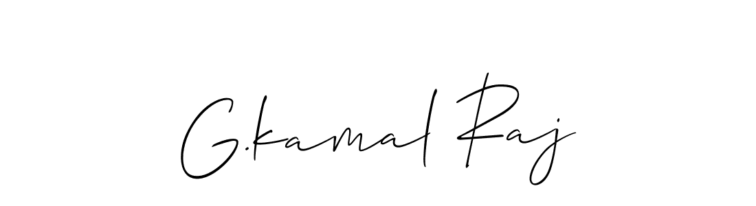 Make a beautiful signature design for name G.kamal Raj. Use this online signature maker to create a handwritten signature for free. G.kamal Raj signature style 2 images and pictures png
