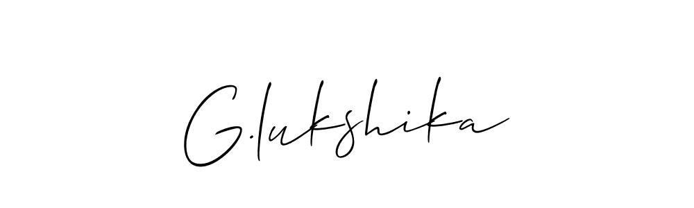 You can use this online signature creator to create a handwritten signature for the name G.lukshika. This is the best online autograph maker. G.lukshika signature style 2 images and pictures png