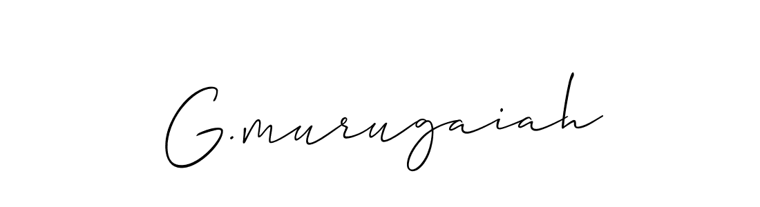 How to Draw G.murugaiah signature style? Allison_Script is a latest design signature styles for name G.murugaiah. G.murugaiah signature style 2 images and pictures png