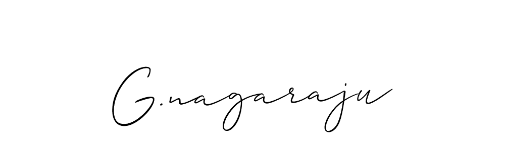 Also we have G.nagaraju name is the best signature style. Create professional handwritten signature collection using Allison_Script autograph style. G.nagaraju signature style 2 images and pictures png