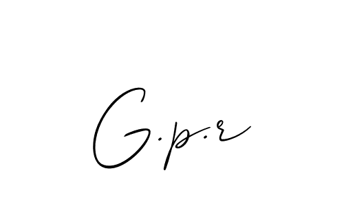 91+ G.p.r Name Signature Style Ideas | Excellent Name Signature