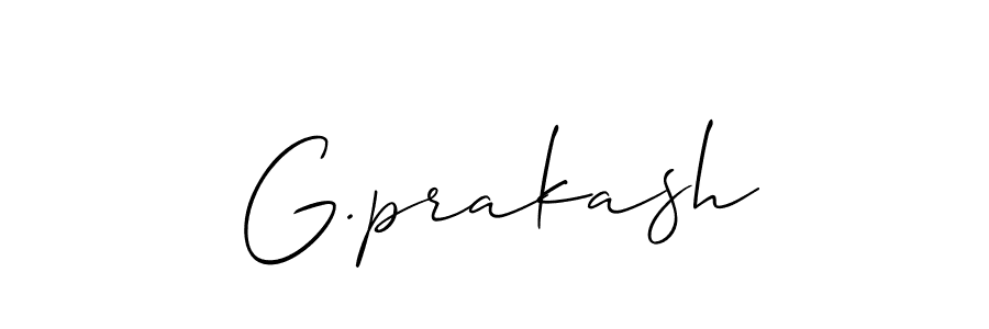 Similarly Allison_Script is the best handwritten signature design. Signature creator online .You can use it as an online autograph creator for name G.prakash. G.prakash signature style 2 images and pictures png