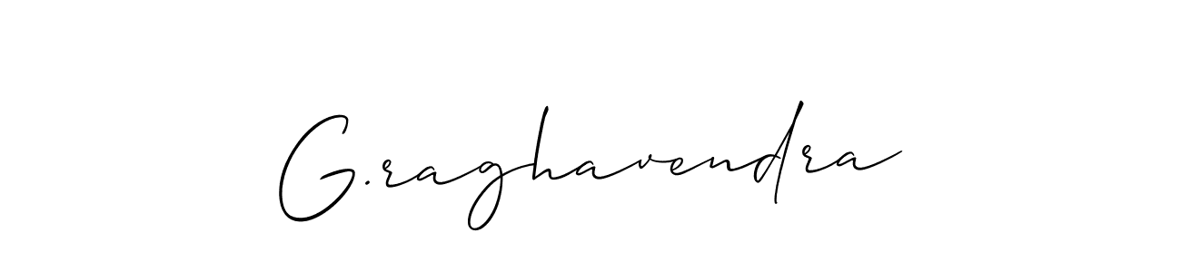 Make a beautiful signature design for name G.raghavendra. Use this online signature maker to create a handwritten signature for free. G.raghavendra signature style 2 images and pictures png