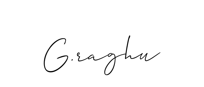 Also You can easily find your signature by using the search form. We will create G.raghu name handwritten signature images for you free of cost using Allison_Script sign style. G.raghu signature style 2 images and pictures png