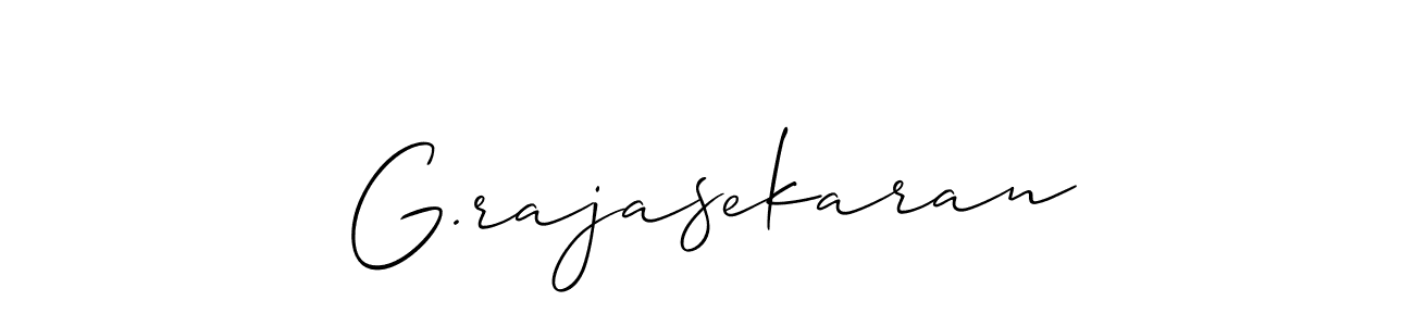 if you are searching for the best signature style for your name G.rajasekaran. so please give up your signature search. here we have designed multiple signature styles  using Allison_Script. G.rajasekaran signature style 2 images and pictures png