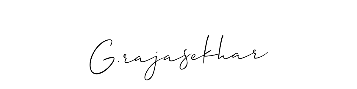 Make a short G.rajasekhar signature style. Manage your documents anywhere anytime using Allison_Script. Create and add eSignatures, submit forms, share and send files easily. G.rajasekhar signature style 2 images and pictures png