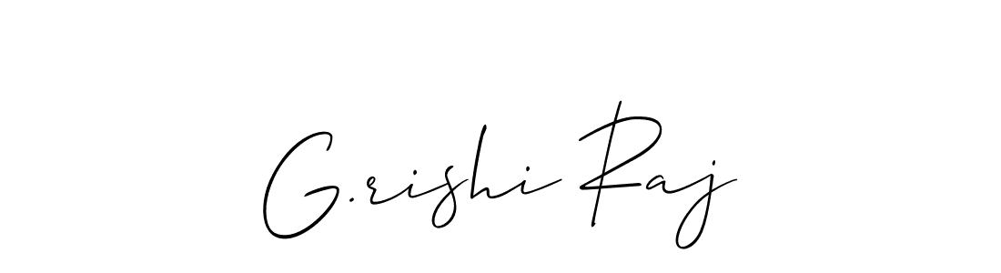 See photos of G.rishi Raj official signature by Spectra . Check more albums & portfolios. Read reviews & check more about Allison_Script font. G.rishi Raj signature style 2 images and pictures png