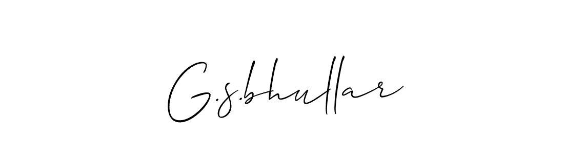 Also You can easily find your signature by using the search form. We will create G.s.bhullar name handwritten signature images for you free of cost using Allison_Script sign style. G.s.bhullar signature style 2 images and pictures png