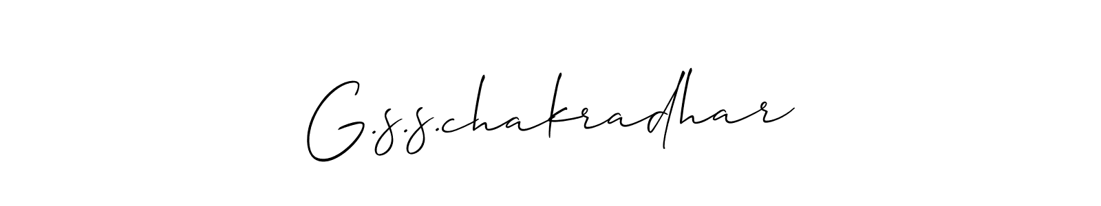 You can use this online signature creator to create a handwritten signature for the name G.s.s.chakradhar. This is the best online autograph maker. G.s.s.chakradhar signature style 2 images and pictures png