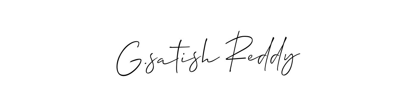 This is the best signature style for the G.satish Reddy name. Also you like these signature font (Allison_Script). Mix name signature. G.satish Reddy signature style 2 images and pictures png