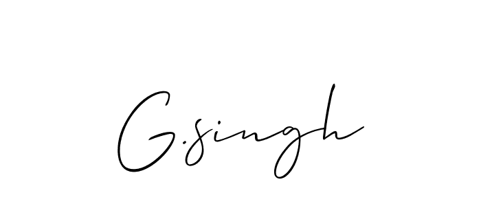 Make a short G.singh signature style. Manage your documents anywhere anytime using Allison_Script. Create and add eSignatures, submit forms, share and send files easily. G.singh signature style 2 images and pictures png