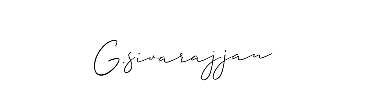 G.sivarajjan stylish signature style. Best Handwritten Sign (Allison_Script) for my name. Handwritten Signature Collection Ideas for my name G.sivarajjan. G.sivarajjan signature style 2 images and pictures png