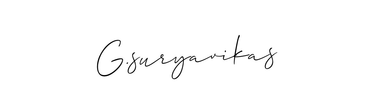 Check out images of Autograph of G.suryavikas name. Actor G.suryavikas Signature Style. Allison_Script is a professional sign style online. G.suryavikas signature style 2 images and pictures png