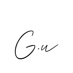 Once you've used our free online signature maker to create your best signature Allison_Script style, it's time to enjoy all of the benefits that G.u name signing documents. G.u signature style 2 images and pictures png