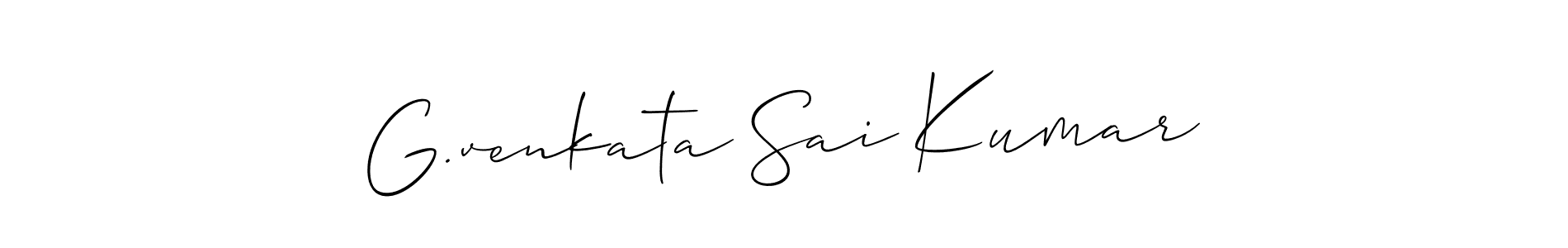 Make a beautiful signature design for name G.venkata Sai Kumar. Use this online signature maker to create a handwritten signature for free. G.venkata Sai Kumar signature style 2 images and pictures png