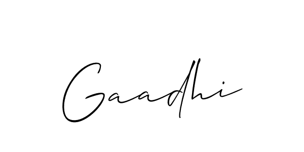 The best way (Allison_Script) to make a short signature is to pick only two or three words in your name. The name Gaadhi include a total of six letters. For converting this name. Gaadhi signature style 2 images and pictures png