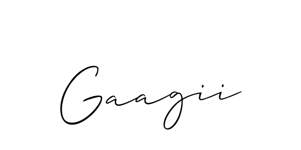 Once you've used our free online signature maker to create your best signature Allison_Script style, it's time to enjoy all of the benefits that Gaagii name signing documents. Gaagii signature style 2 images and pictures png