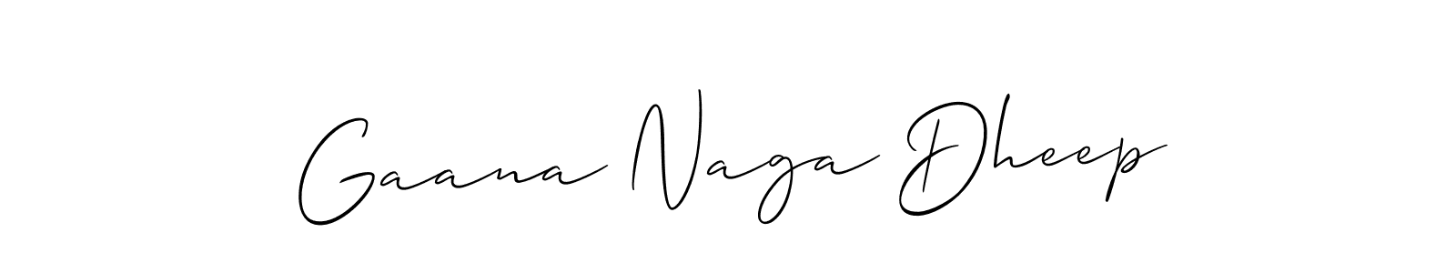 Make a beautiful signature design for name Gaana Naga Dheep. Use this online signature maker to create a handwritten signature for free. Gaana Naga Dheep signature style 2 images and pictures png