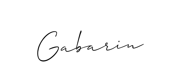 The best way (Allison_Script) to make a short signature is to pick only two or three words in your name. The name Gabarin include a total of six letters. For converting this name. Gabarin signature style 2 images and pictures png