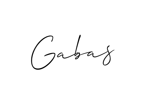 Make a beautiful signature design for name Gabas. Use this online signature maker to create a handwritten signature for free. Gabas signature style 2 images and pictures png
