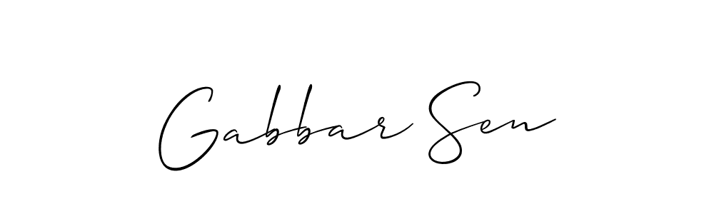 if you are searching for the best signature style for your name Gabbar Sen. so please give up your signature search. here we have designed multiple signature styles  using Allison_Script. Gabbar Sen signature style 2 images and pictures png