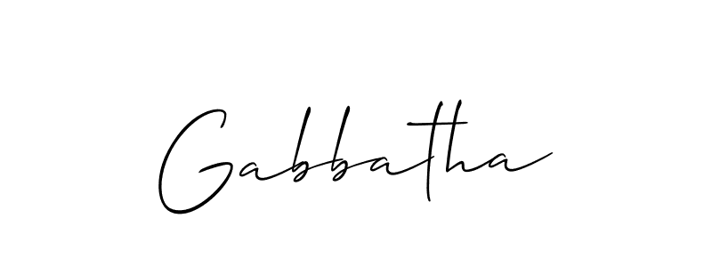 How to make Gabbatha name signature. Use Allison_Script style for creating short signs online. This is the latest handwritten sign. Gabbatha signature style 2 images and pictures png