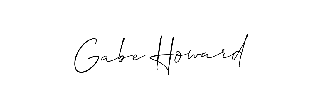 See photos of Gabe Howard official signature by Spectra . Check more albums & portfolios. Read reviews & check more about Allison_Script font. Gabe Howard signature style 2 images and pictures png