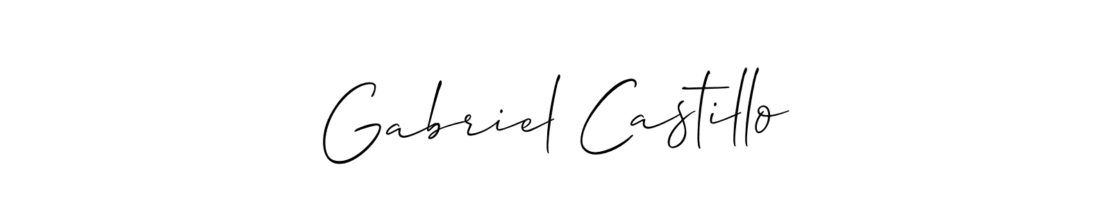 You can use this online signature creator to create a handwritten signature for the name Gabriel Castillo. This is the best online autograph maker. Gabriel Castillo signature style 2 images and pictures png