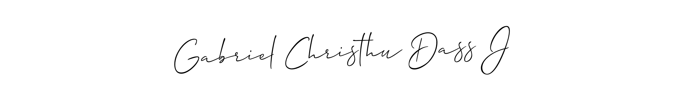 Best and Professional Signature Style for Gabriel Christhu Dass J. Allison_Script Best Signature Style Collection. Gabriel Christhu Dass J signature style 2 images and pictures png