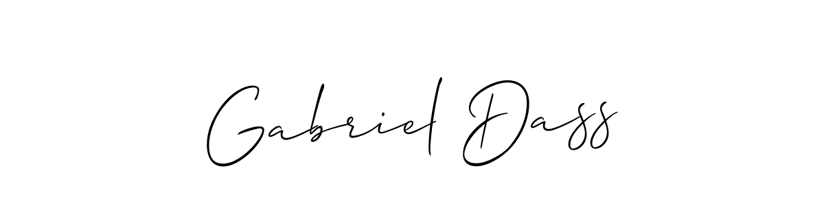 It looks lik you need a new signature style for name Gabriel Dass. Design unique handwritten (Allison_Script) signature with our free signature maker in just a few clicks. Gabriel Dass signature style 2 images and pictures png