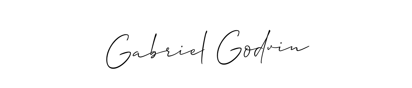 See photos of Gabriel Godvin official signature by Spectra . Check more albums & portfolios. Read reviews & check more about Allison_Script font. Gabriel Godvin signature style 2 images and pictures png