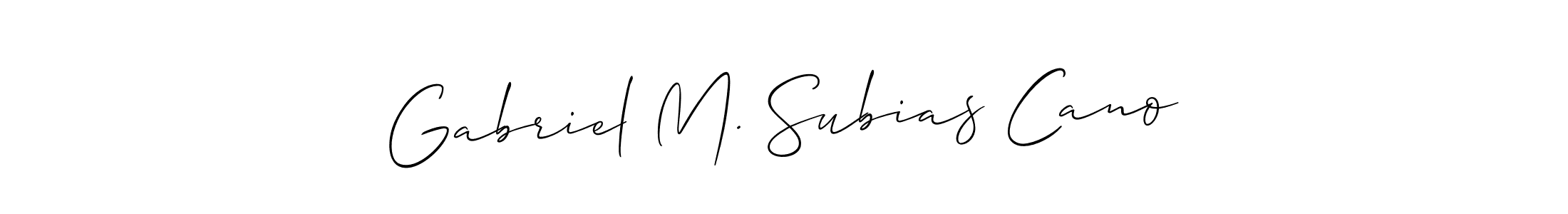 See photos of Gabriel M. Subias Cano official signature by Spectra . Check more albums & portfolios. Read reviews & check more about Allison_Script font. Gabriel M. Subias Cano signature style 2 images and pictures png