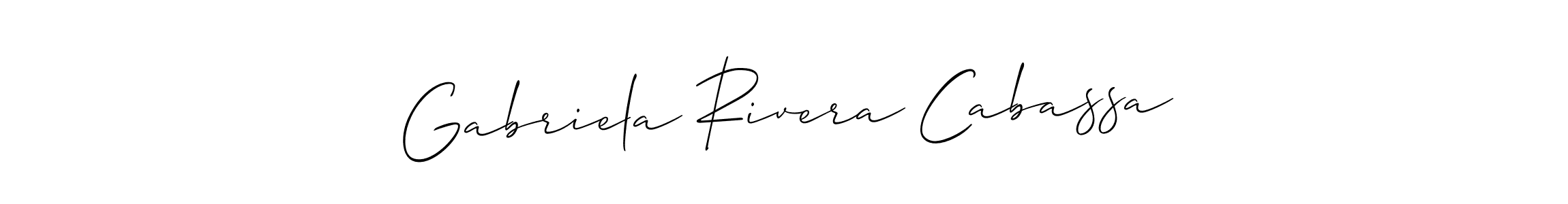 Make a beautiful signature design for name Gabriela Rivera Cabassa. Use this online signature maker to create a handwritten signature for free. Gabriela Rivera Cabassa signature style 2 images and pictures png