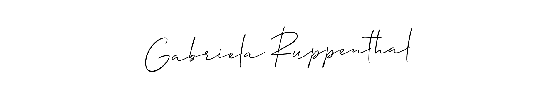 This is the best signature style for the Gabriela Ruppenthal name. Also you like these signature font (Allison_Script). Mix name signature. Gabriela Ruppenthal signature style 2 images and pictures png