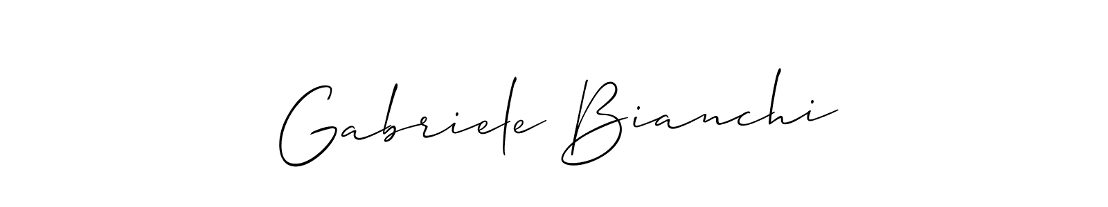 if you are searching for the best signature style for your name Gabriele Bianchi. so please give up your signature search. here we have designed multiple signature styles  using Allison_Script. Gabriele Bianchi signature style 2 images and pictures png