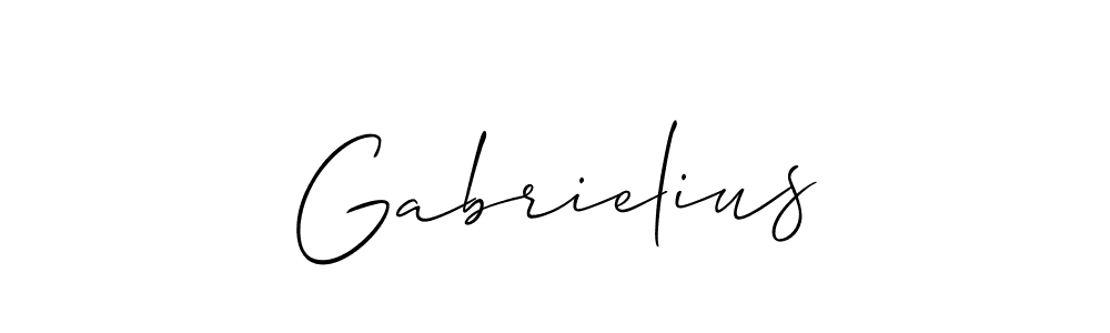 Make a beautiful signature design for name Gabrielius. Use this online signature maker to create a handwritten signature for free. Gabrielius signature style 2 images and pictures png