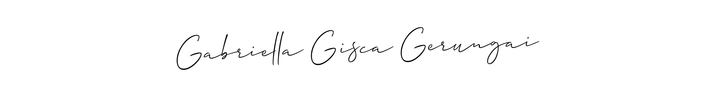 Check out images of Autograph of Gabriella Gisca Gerungai name. Actor Gabriella Gisca Gerungai Signature Style. Allison_Script is a professional sign style online. Gabriella Gisca Gerungai signature style 2 images and pictures png