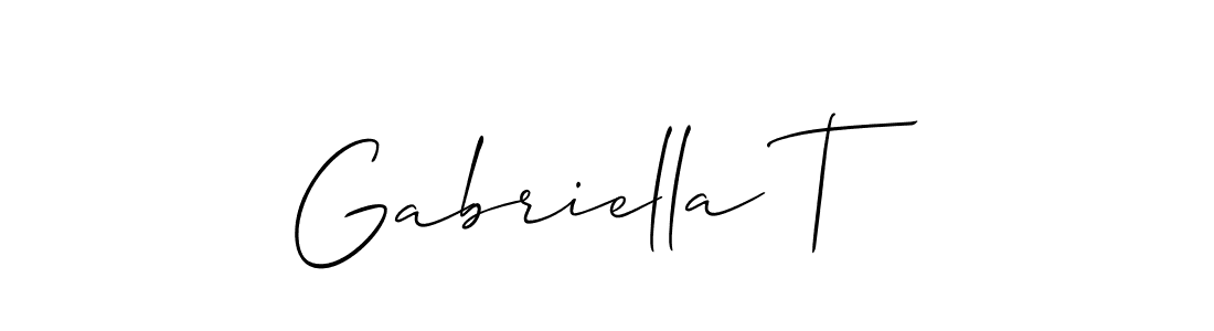 if you are searching for the best signature style for your name Gabriella T. so please give up your signature search. here we have designed multiple signature styles  using Allison_Script. Gabriella T signature style 2 images and pictures png