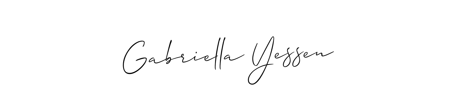 Here are the top 10 professional signature styles for the name Gabriella Yessen. These are the best autograph styles you can use for your name. Gabriella Yessen signature style 2 images and pictures png