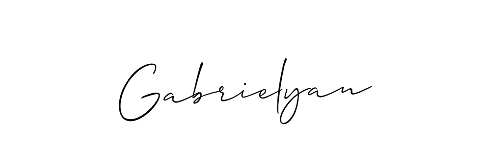 You should practise on your own different ways (Allison_Script) to write your name (Gabrielyan) in signature. don't let someone else do it for you. Gabrielyan signature style 2 images and pictures png