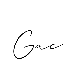 How to make Gac name signature. Use Allison_Script style for creating short signs online. This is the latest handwritten sign. Gac signature style 2 images and pictures png