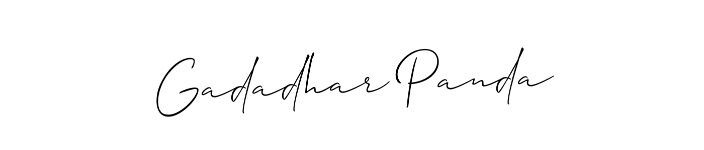 Make a beautiful signature design for name Gadadhar Panda. With this signature (Allison_Script) style, you can create a handwritten signature for free. Gadadhar Panda signature style 2 images and pictures png