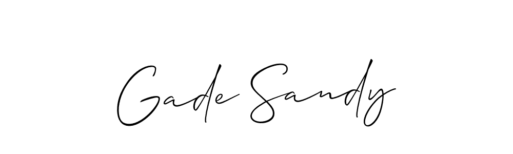 See photos of Gade Sandy official signature by Spectra . Check more albums & portfolios. Read reviews & check more about Allison_Script font. Gade Sandy signature style 2 images and pictures png