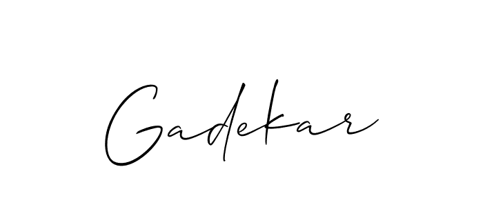 Here are the top 10 professional signature styles for the name Gadekar. These are the best autograph styles you can use for your name. Gadekar signature style 2 images and pictures png