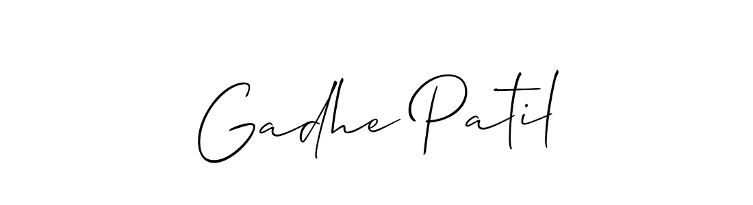 Check out images of Autograph of Gadhe Patil name. Actor Gadhe Patil Signature Style. Allison_Script is a professional sign style online. Gadhe Patil signature style 2 images and pictures png