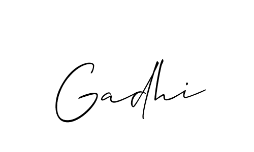 You should practise on your own different ways (Allison_Script) to write your name (Gadhi) in signature. don't let someone else do it for you. Gadhi signature style 2 images and pictures png