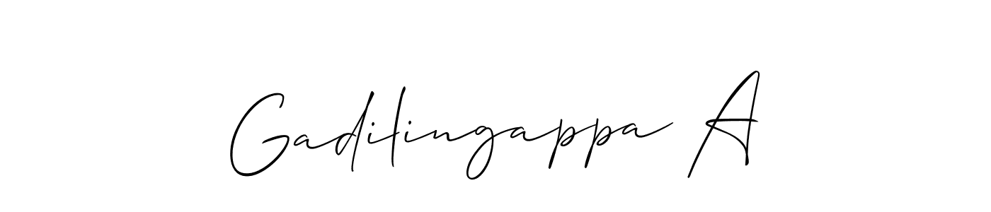 Here are the top 10 professional signature styles for the name Gadilingappa A. These are the best autograph styles you can use for your name. Gadilingappa A signature style 2 images and pictures png