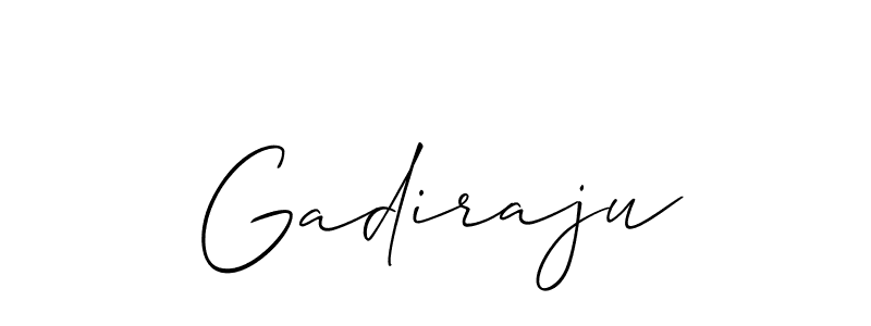 Similarly Allison_Script is the best handwritten signature design. Signature creator online .You can use it as an online autograph creator for name Gadiraju. Gadiraju signature style 2 images and pictures png