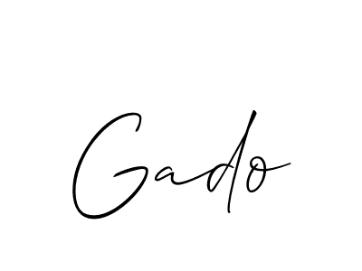 Also You can easily find your signature by using the search form. We will create Gado name handwritten signature images for you free of cost using Allison_Script sign style. Gado signature style 2 images and pictures png